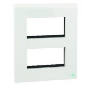 Legrand Myrius 8M Cover Plate With 4x2 Frame , 6732 50